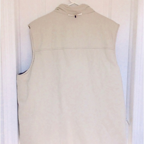 Tommy Bahama Top Sail Reversible Cotton Vest Grey and Tan Men’s XL - Picture 5 of 14